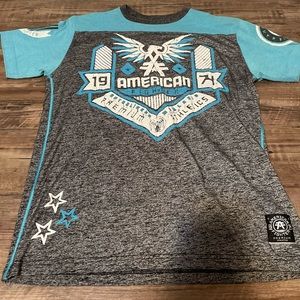 Mens American fighter shirt